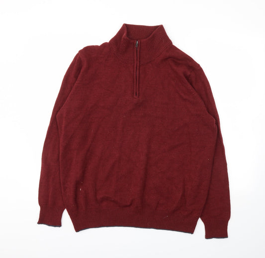 PEP&CO Mens Red   Pullover Sweatshirt Size XL