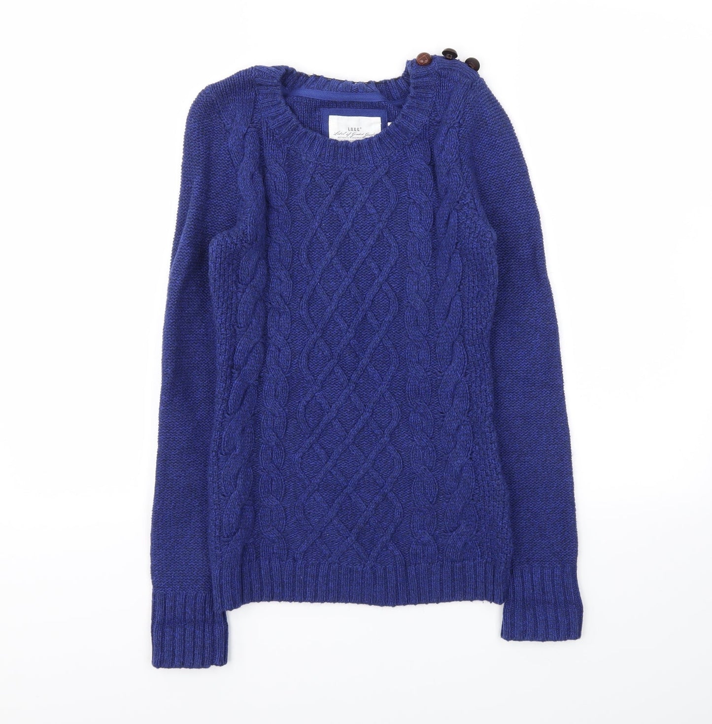 LOGG Womens Blue   Pullover Jumper Size XS