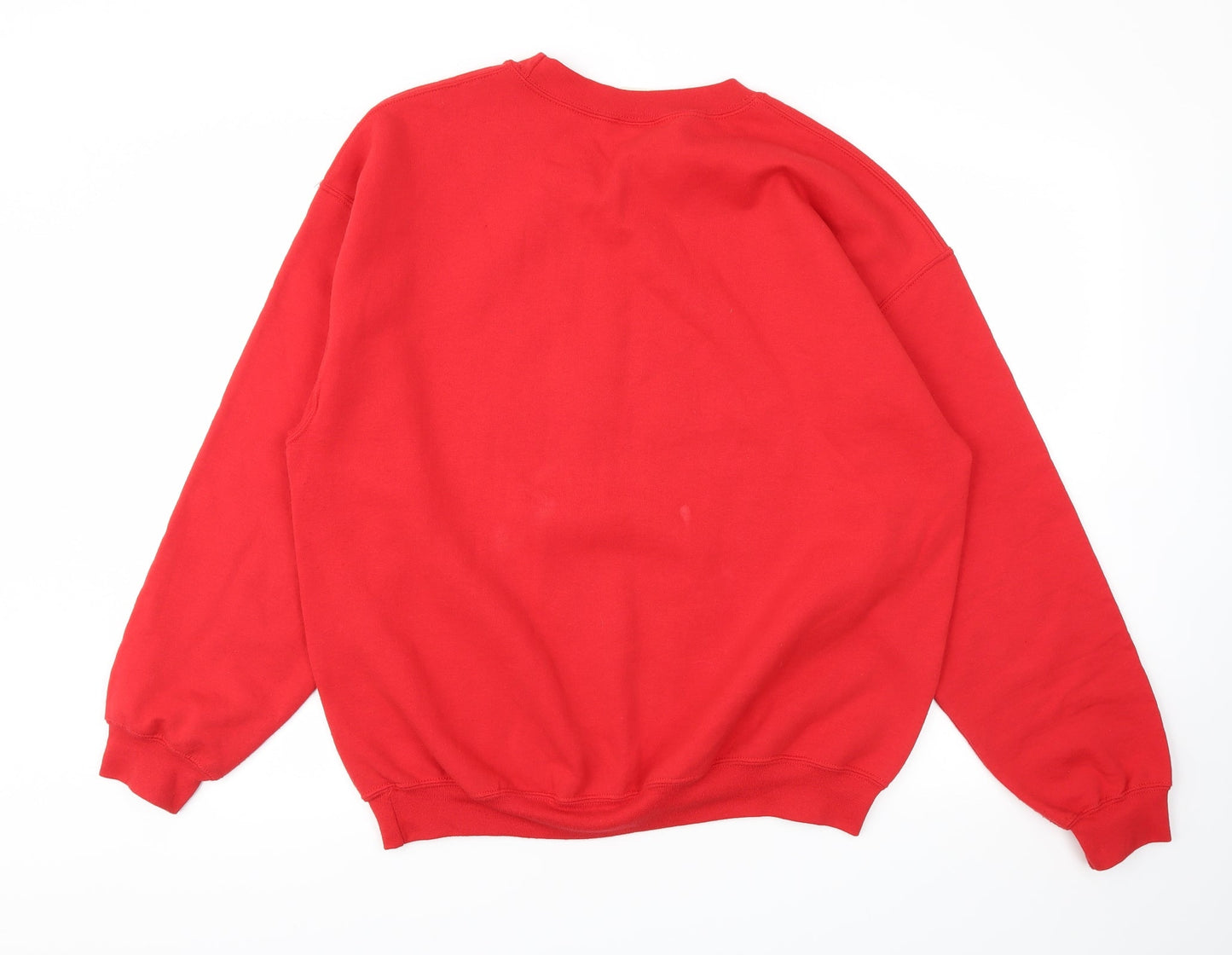 Gildan Womens Red   Pullover Jumper Size L