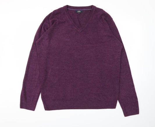 Easy Mens Purple   Pullover Sweatshirt Size XL