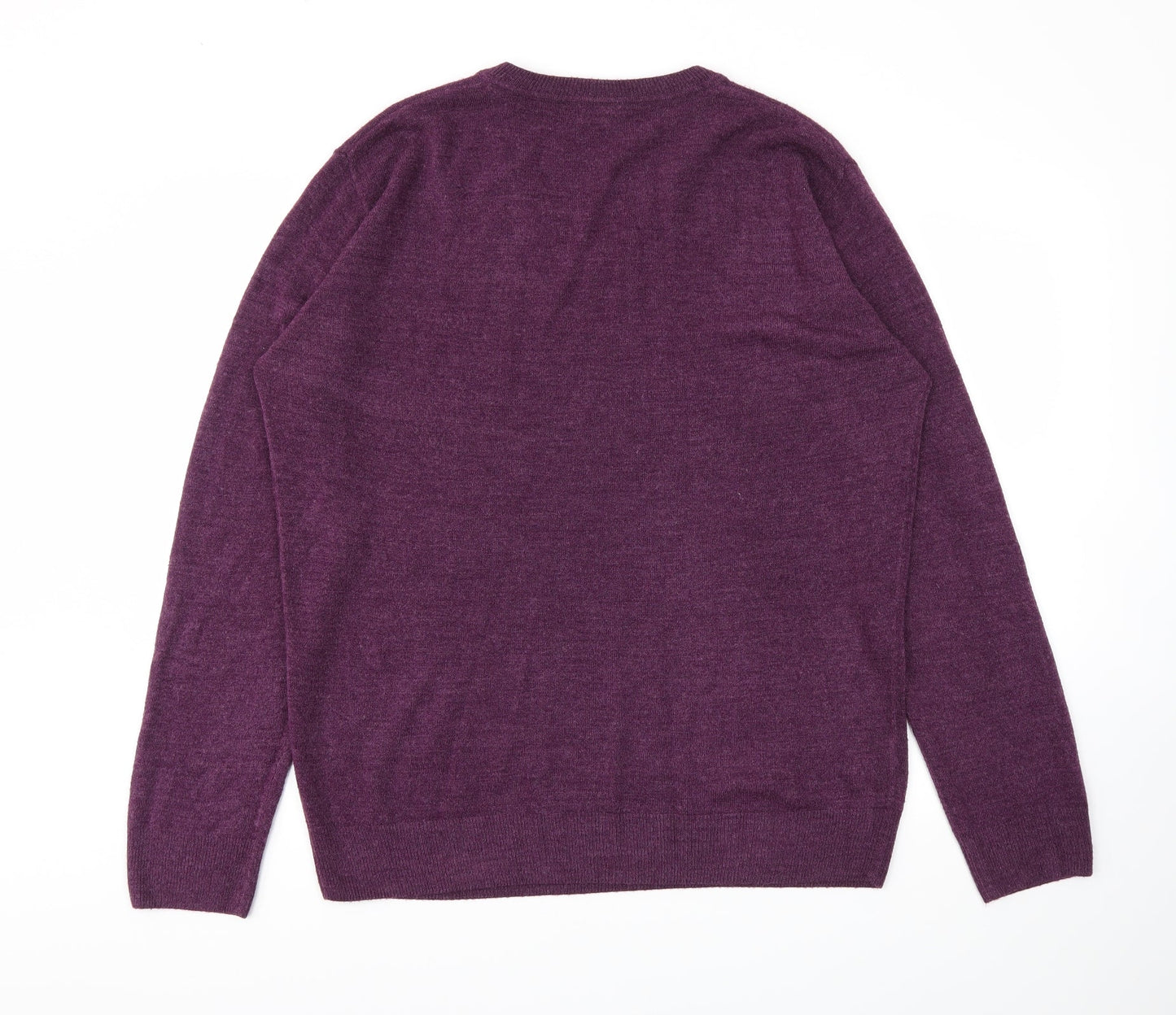 Easy Mens Purple   Pullover Sweatshirt Size XL