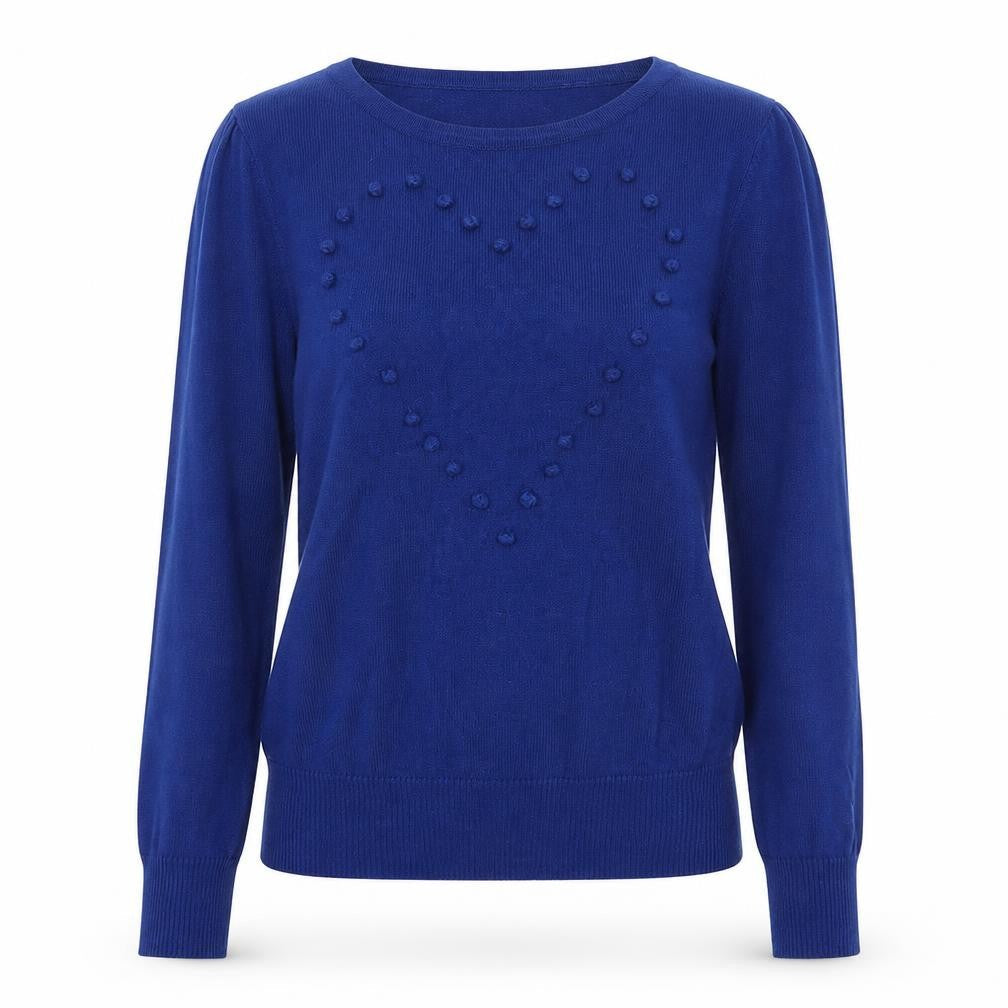 love knitwear Womens Blue   Pullover Sweatshirt Size 10