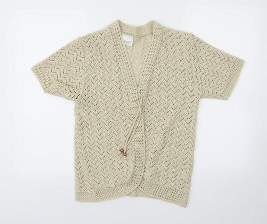 Remel London Womens Beige   Cardigan Jumper Size L