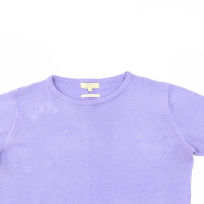 Classics Womens Purple   Pullover Jumper Size M