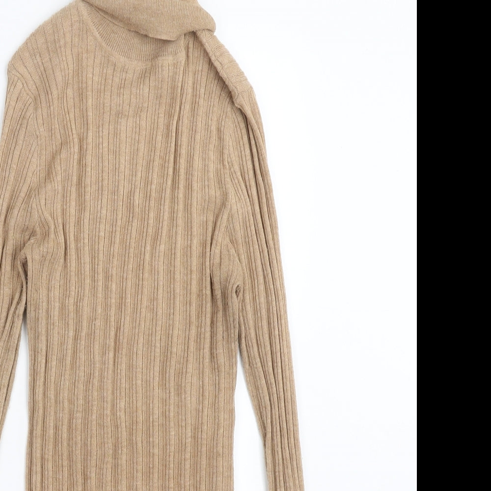 ASOS Womens Beige Striped  Pullover Jumper Size 12