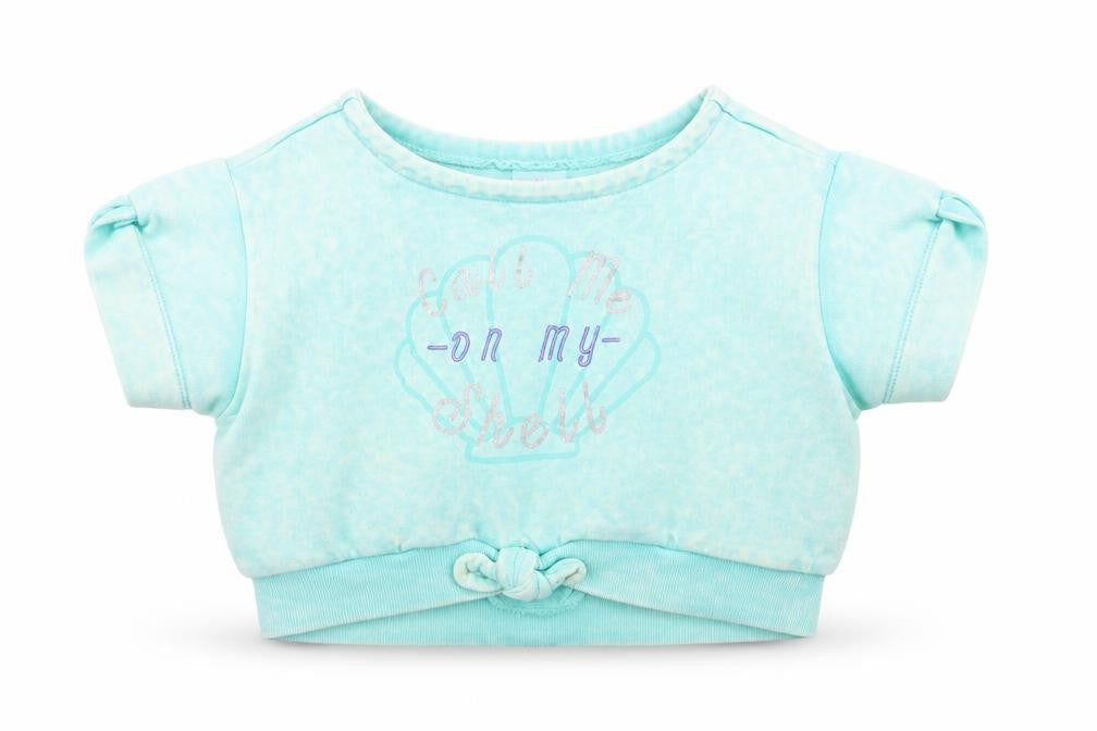 Disney Girls Green   Pullover Sweatshirt Size 7-8 Years  - call me on my shell