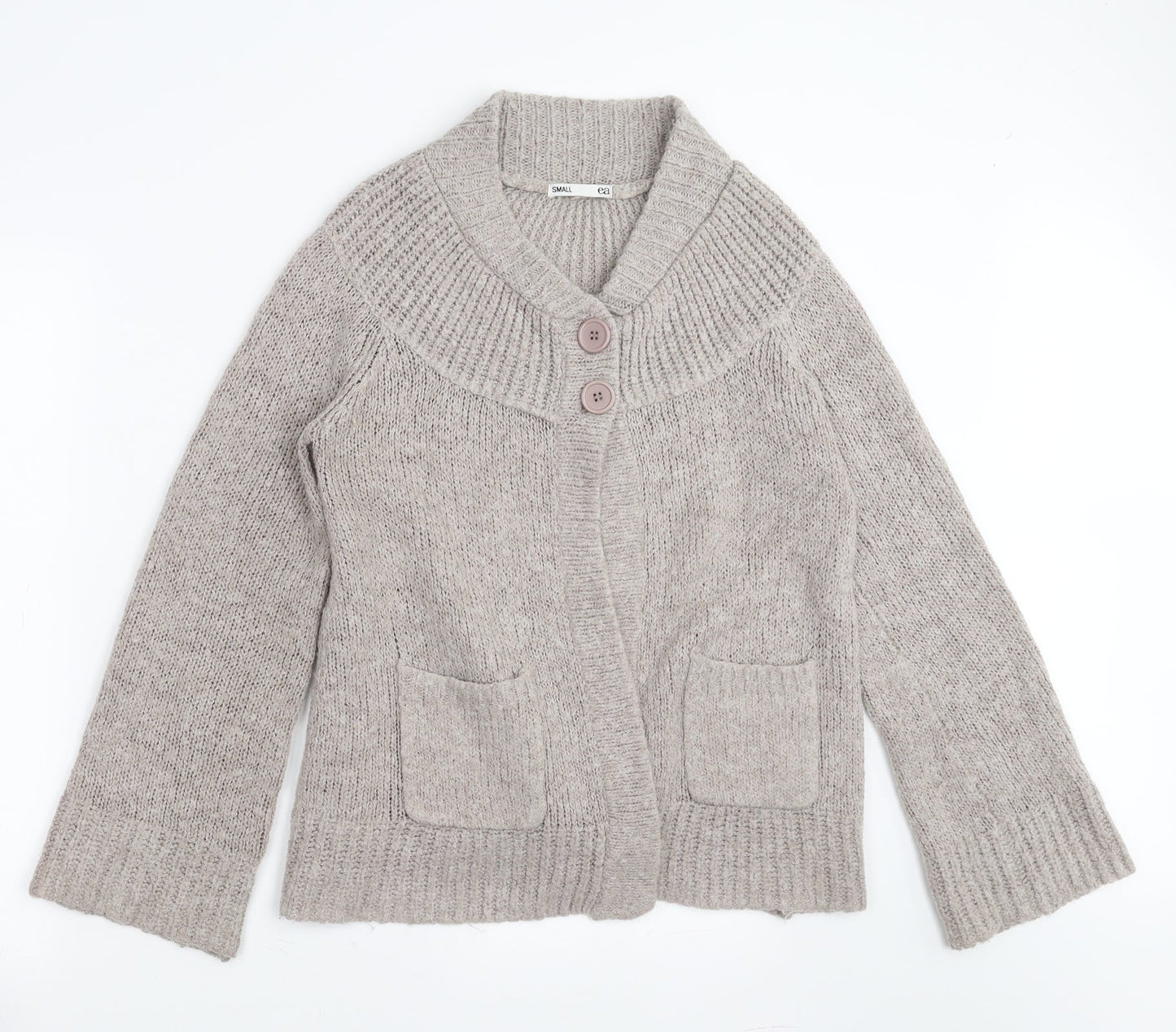EA Womens Grey   Cardigan Jumper Size S