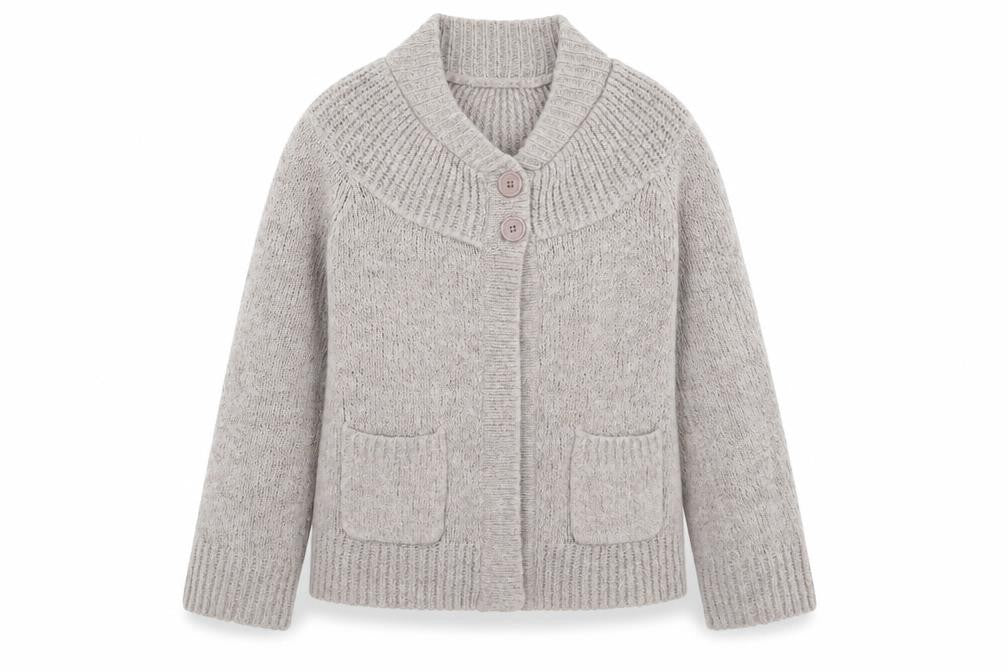 EA Womens Grey   Cardigan Jumper Size S