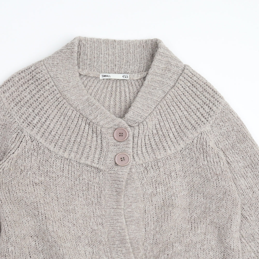 EA Womens Grey   Cardigan Jumper Size S