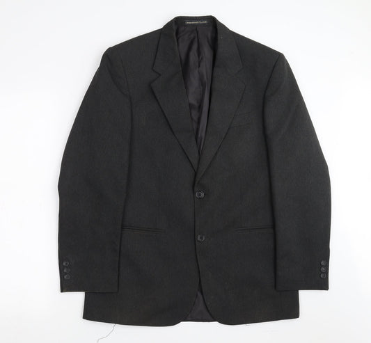 GREENWOODS Mens Grey   Jacket Suit Jacket Size 38