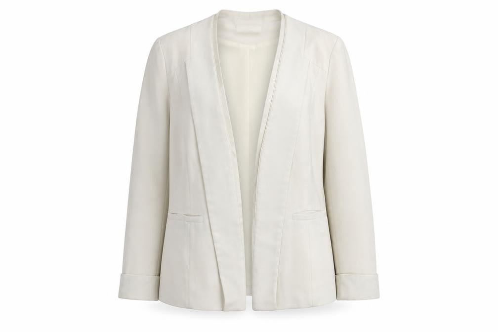 Primark Womens Ivory   Jacket Blazer Size 10  - Off White
