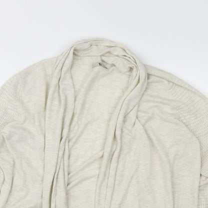 Tu Womens Beige   Cardigan Jumper Size 14