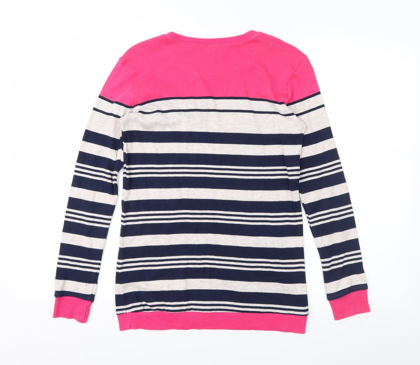 LCW Womens Blue Striped  Pullover Jumper Size M