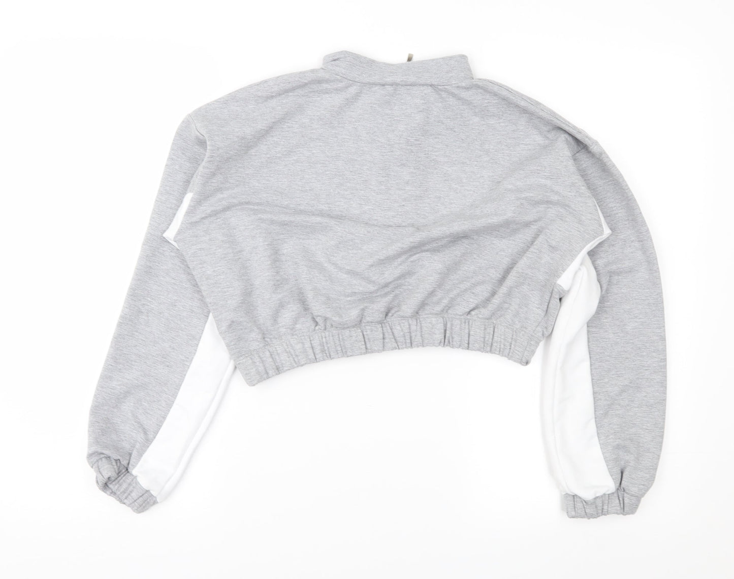 PORTABELLO Womens Grey   Pullover Sweatshirt Size L
