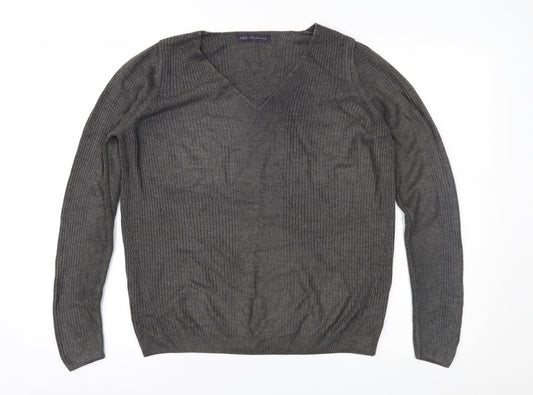 Marks and Spencer Womens Grey   Pullover Jumper Size 14