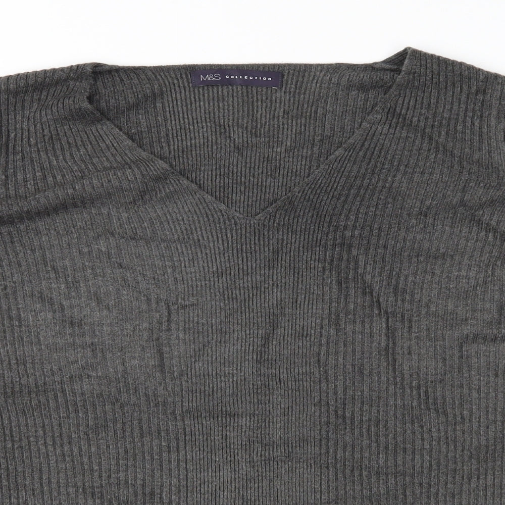 Marks and Spencer Womens Grey   Pullover Jumper Size 14