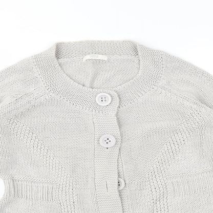 Marks & Spencer Womens Grey   Cardigan Jumper Size 14