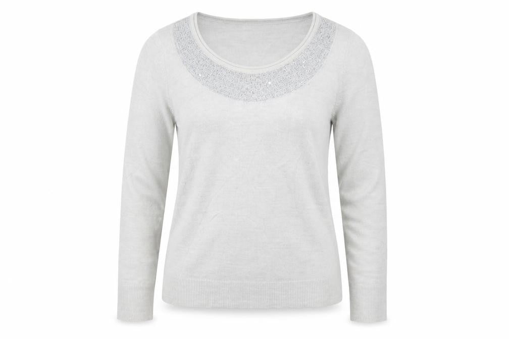 Per Una Womens Grey   Pullover Jumper Size 12
