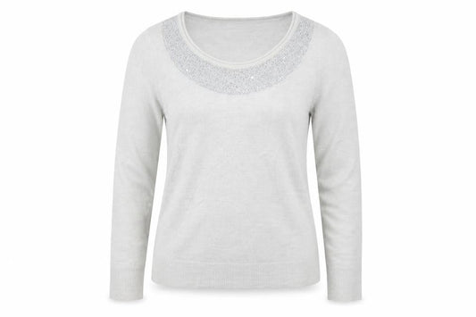 Per Una Womens Grey   Pullover Jumper Size 12