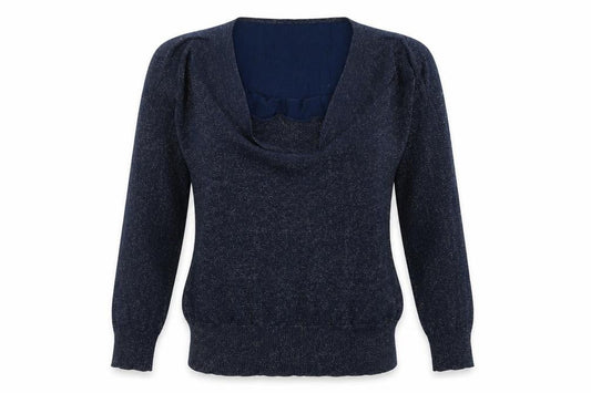 Oasis Womens Blue   Pullover Jumper Size S