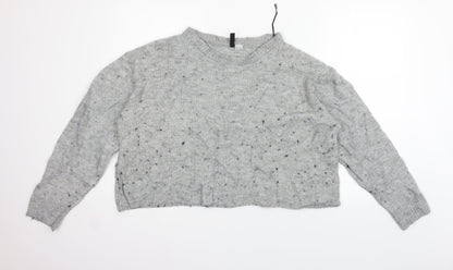 Divided Womens Green   Pullover Jumper Size L