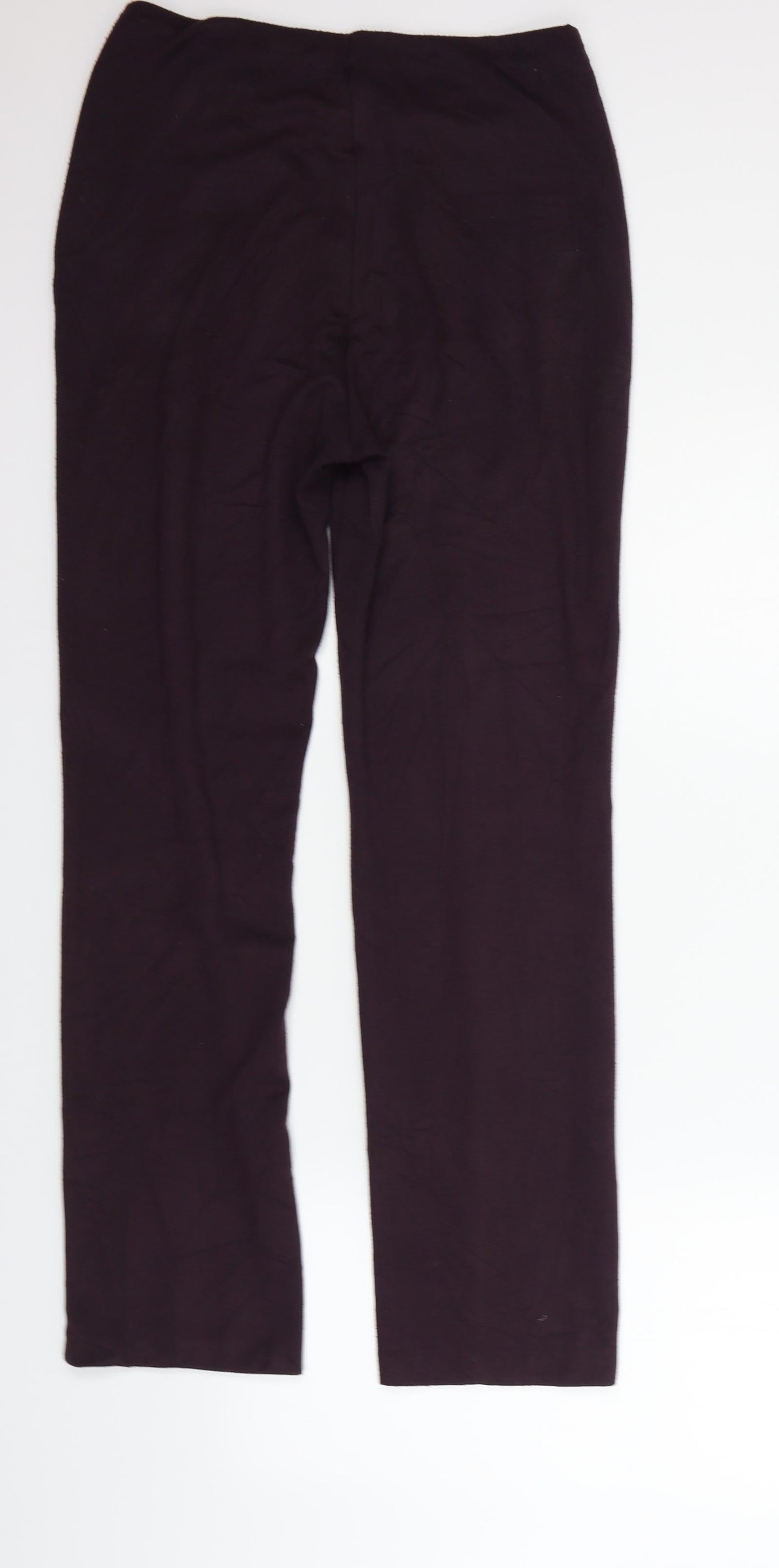 Marks and Spencer Womens Purple   Trousers  Size 10 L28 in