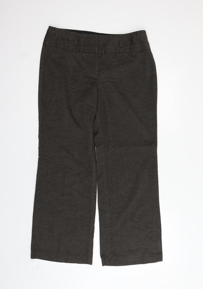 Additional front view of Principles women’s brown trousers, size UK 12, 26-inch leg