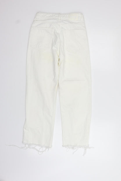 Weekday Womens White   Trousers  Size S L28 in - washable marks