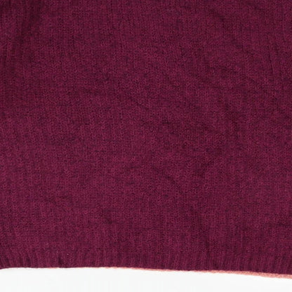 Brand and care label for Roman women’s purple jumper, size M