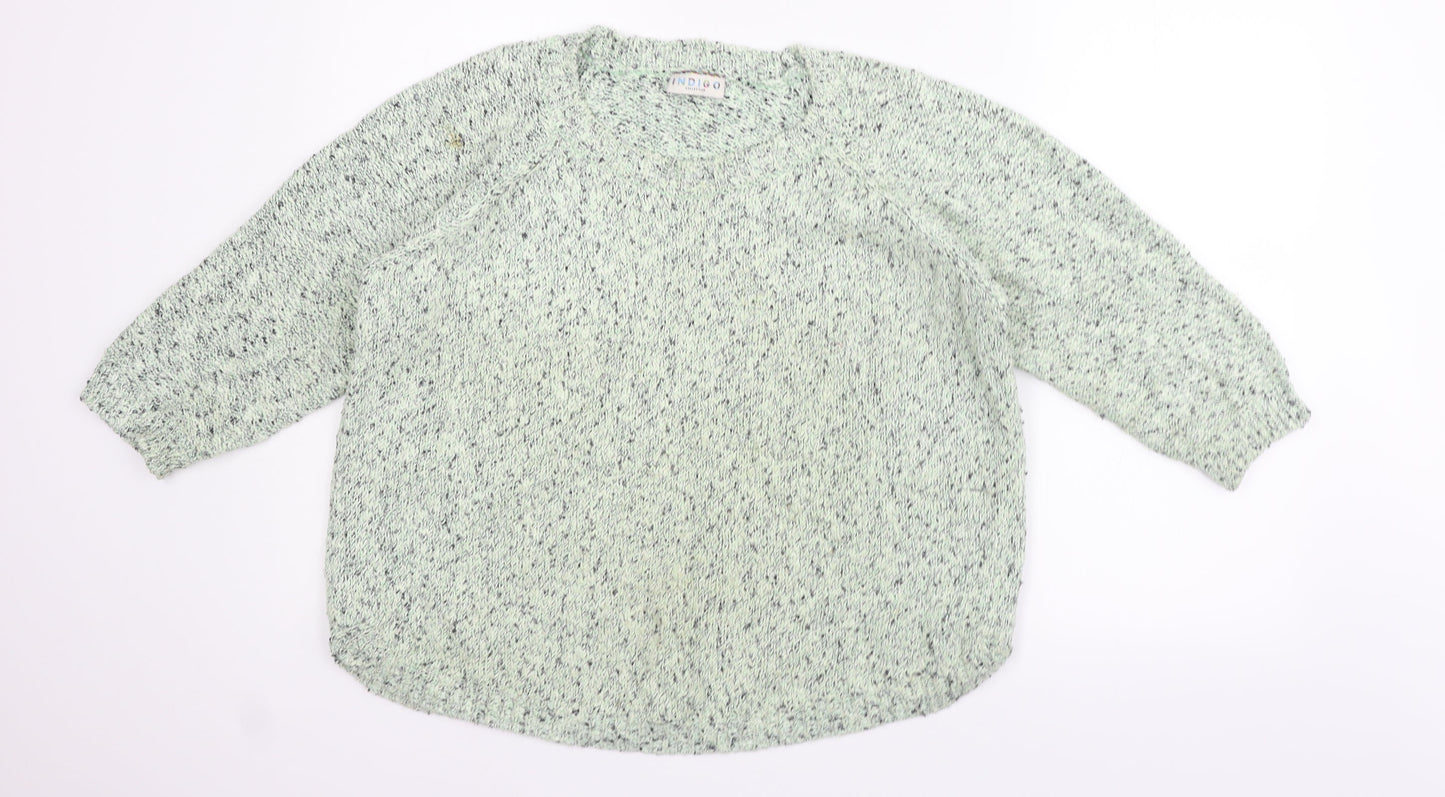 Marks and Spencer Womens Green   Pullover Jumper Size 14
