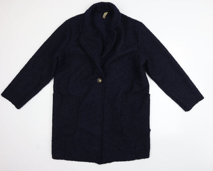 Preworn Womens Blue   Gilet Coat Size L