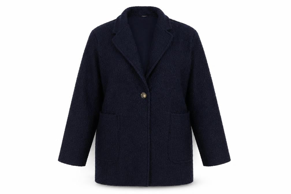 Preworn Womens Blue   Gilet Coat Size L