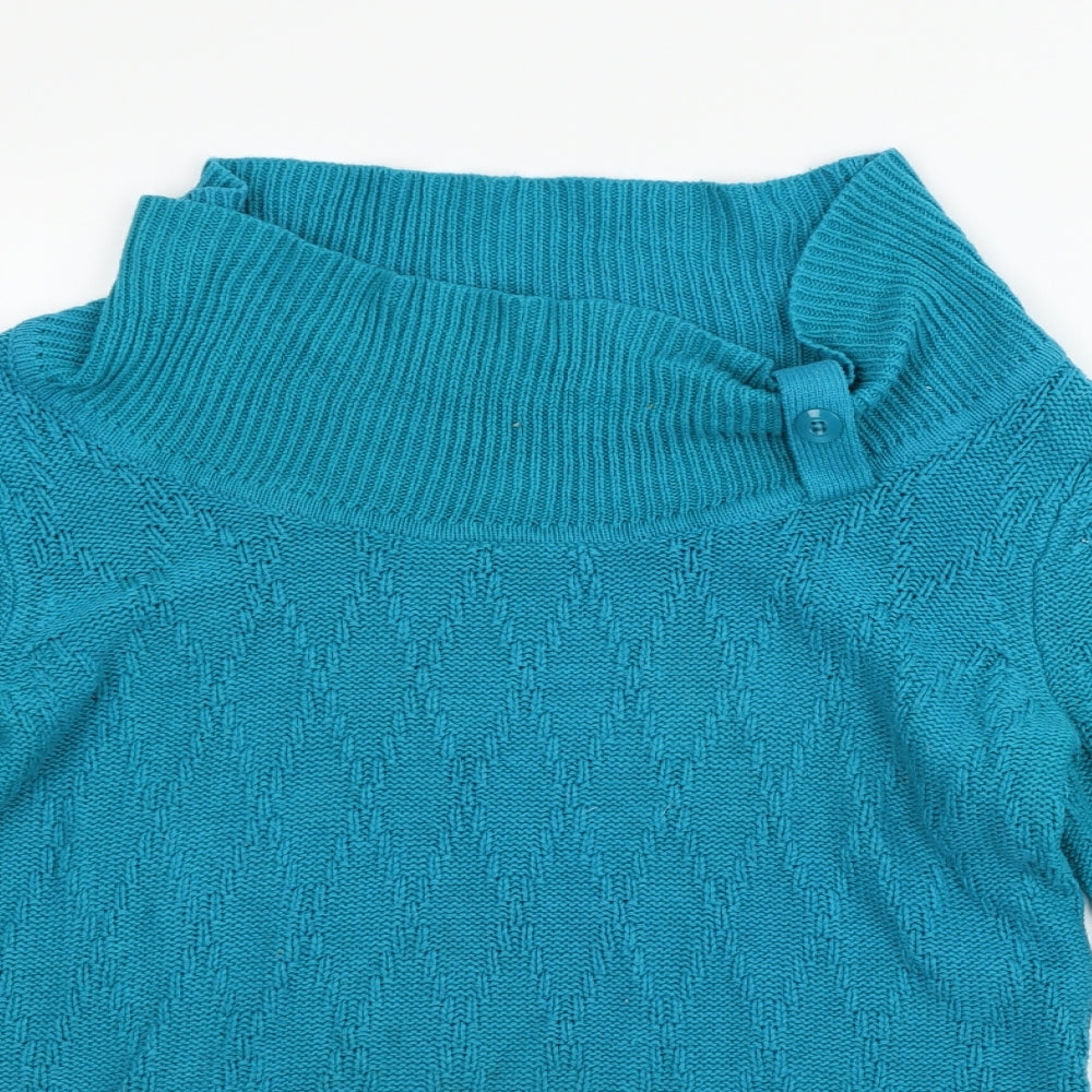 Preworn Womens Blue   Pullover Jumper Size S