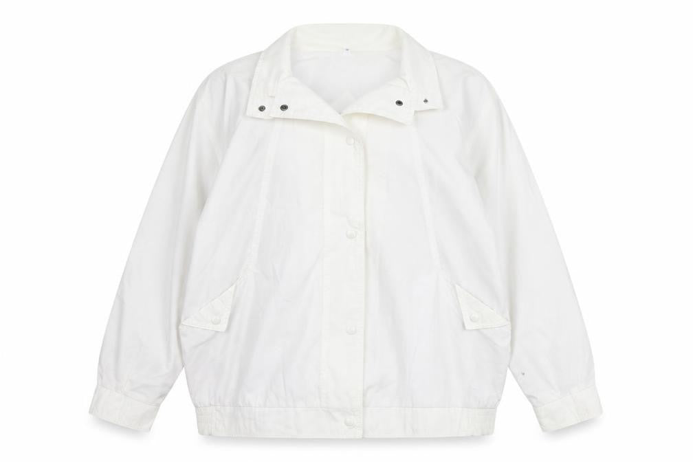 Telemac Womens White   Jacket Coat Size 16  - washable marks
