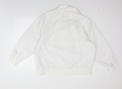 Telemac Womens White   Jacket Coat Size 16  - washable marks