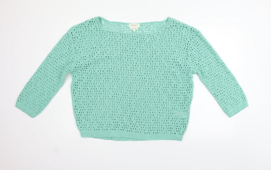 NEXT Womens Green   Pullover Jumper Size 14