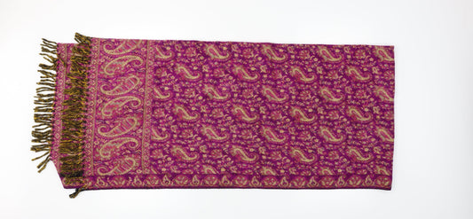 Preworn  Purple Geometric   Scarf