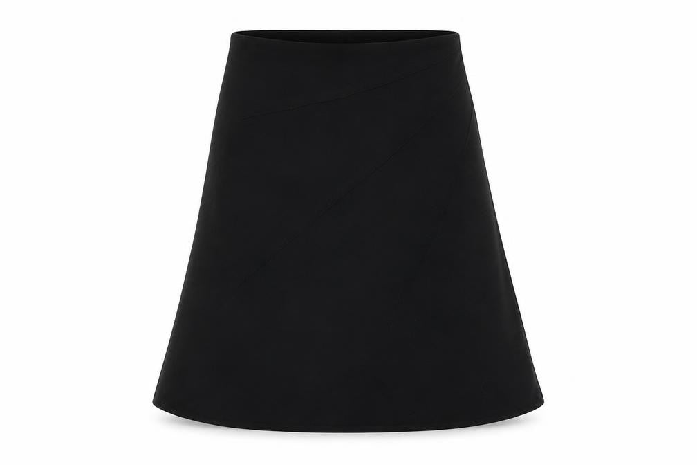 Savoir  Womens Black   Bandage Skirt Size 28 in