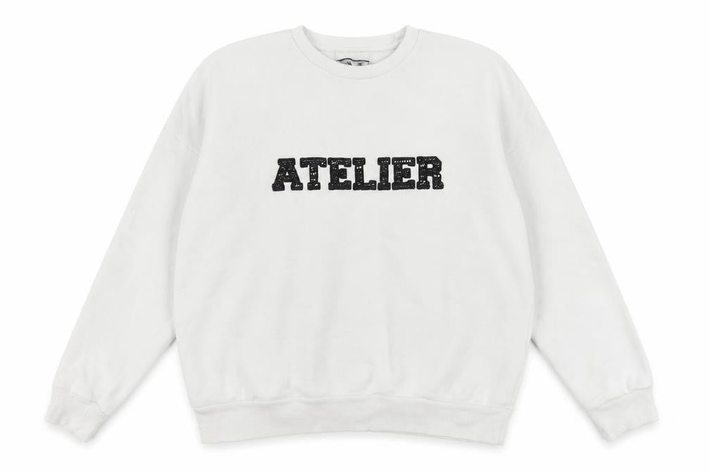 Gallery  Womens White   Pullover Jumper Size S