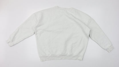 Back view of Gallery women’s white jumper, size S