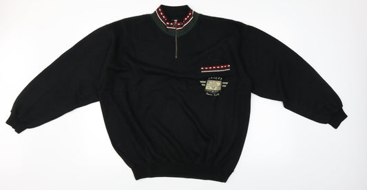 big fun  Womens Black   Henley Jumper One Size