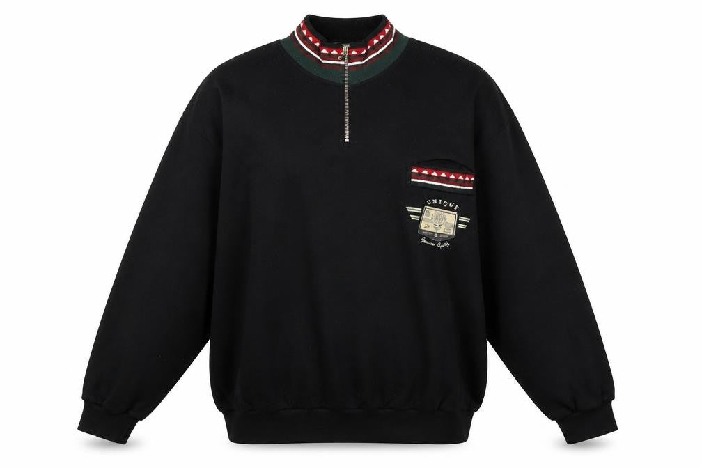 big fun  Womens Black   Henley Jumper One Size