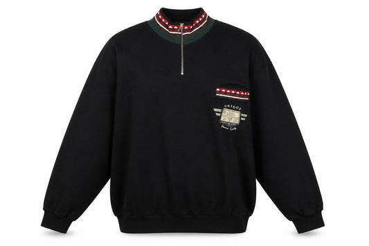 big fun  Womens Black   Henley Jumper One Size