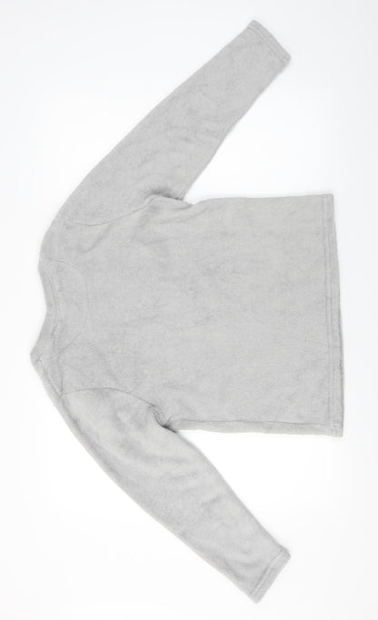 Back view of Time To Dream women’s grey jumper, size M