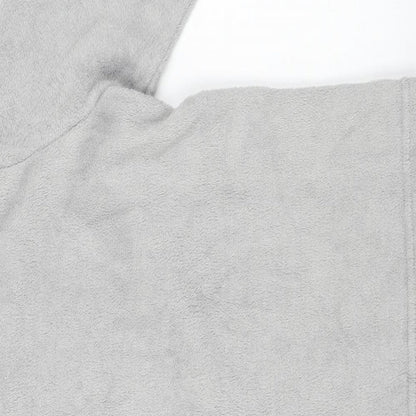 Brand and care label for Time To Dream women’s grey jumper, size M
