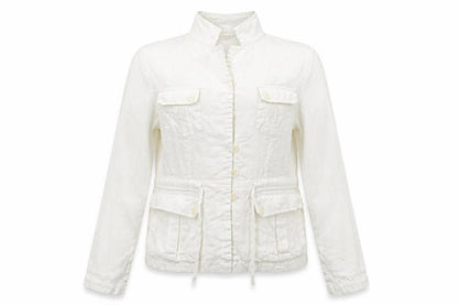 E studio Womens White   Basic Blouse Size M