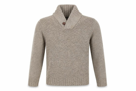 Cedarwood State Mens Beige Knit Pullover Jumper Size M