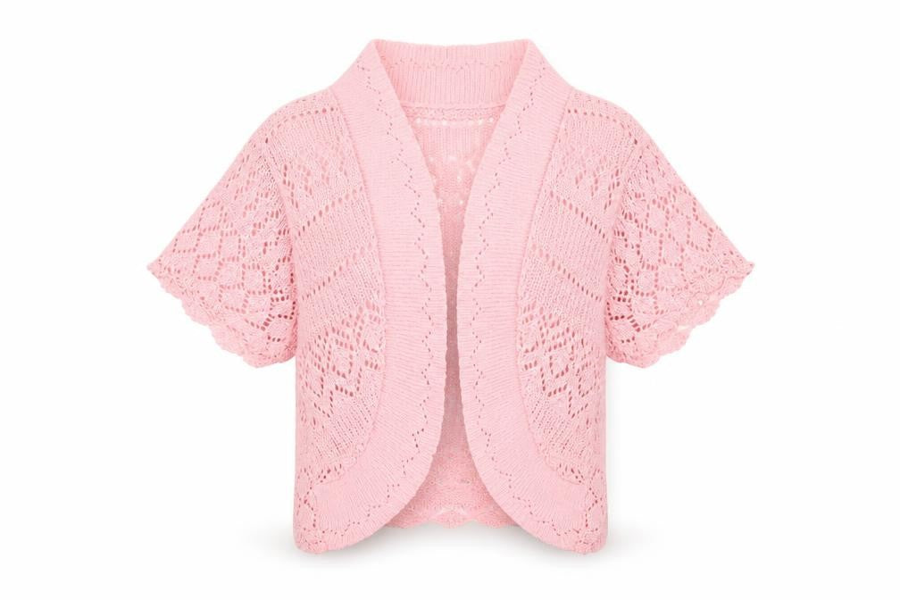Figaro Girls Pink   Wrap Jumper Size M