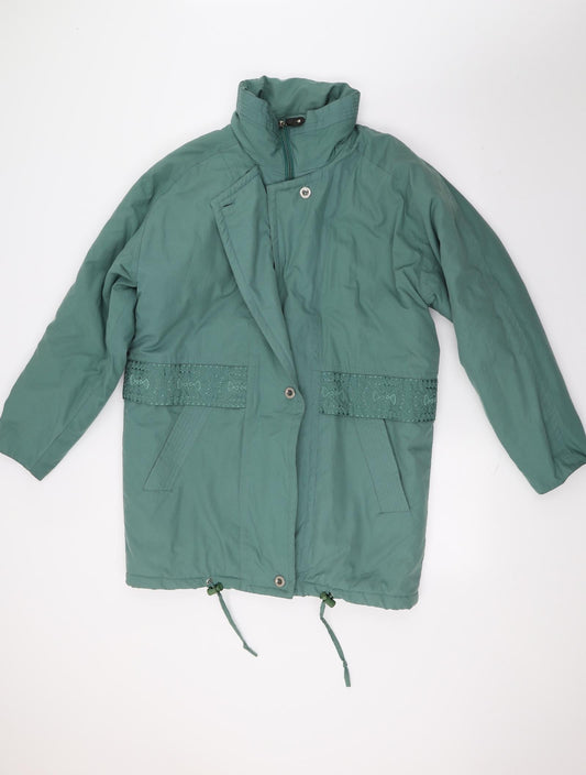 Kiabi Womens Green   Overcoat Coat Size L