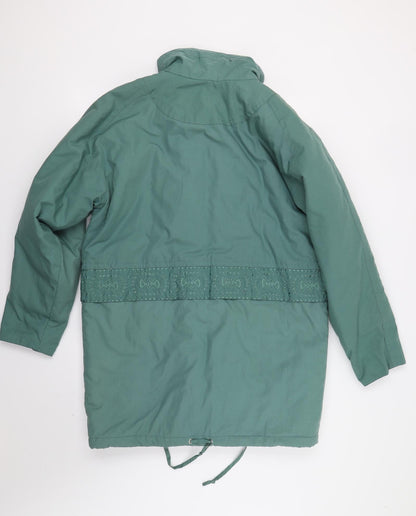 Preloved Kiabi Womens Green   Overcoat Coat Size L - Back